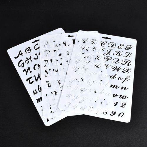 Alphabet PP Stencil Glossy